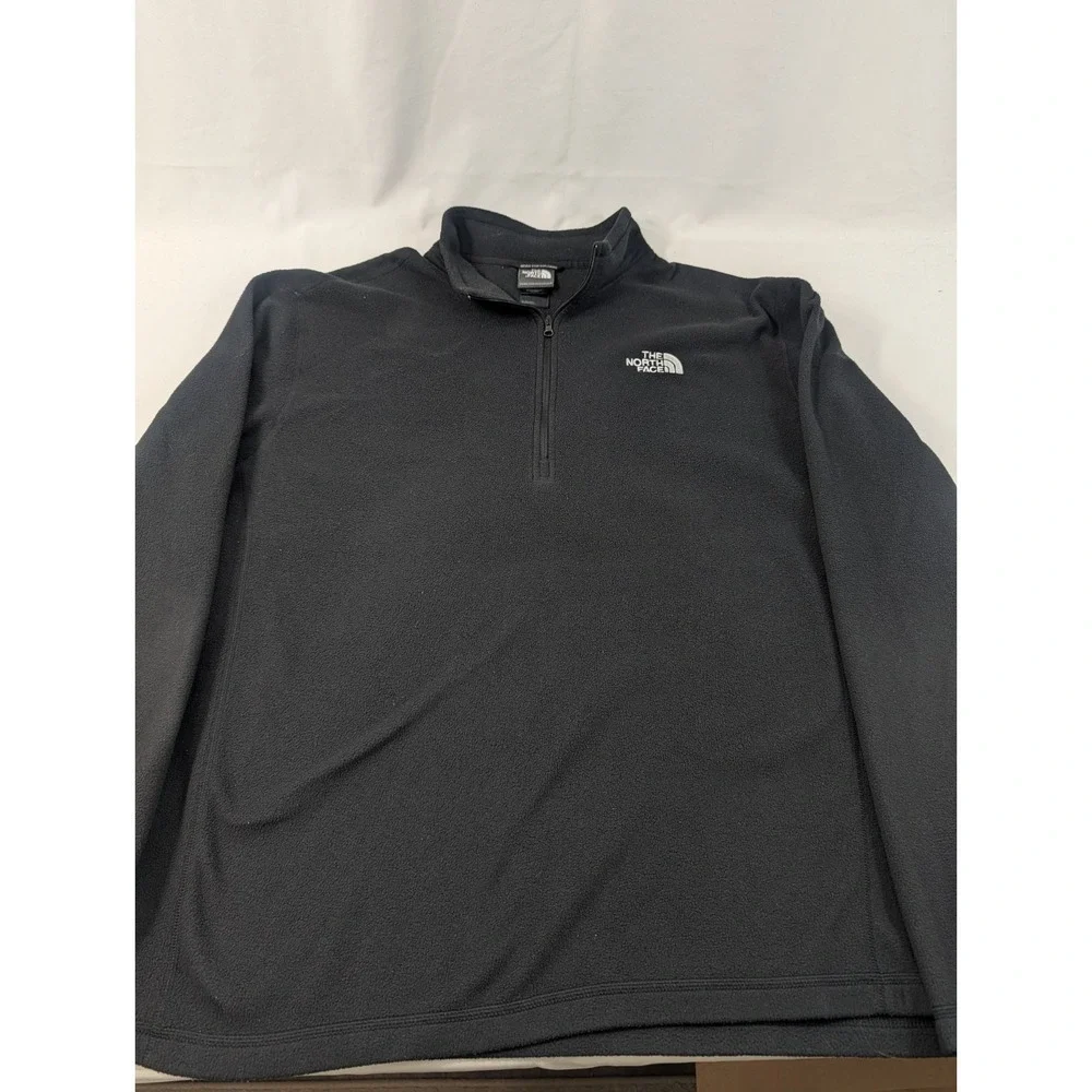 The North Face Pullover‎ Mens XL Black 1/4 Zip Fleece Tech Performance Outdoor